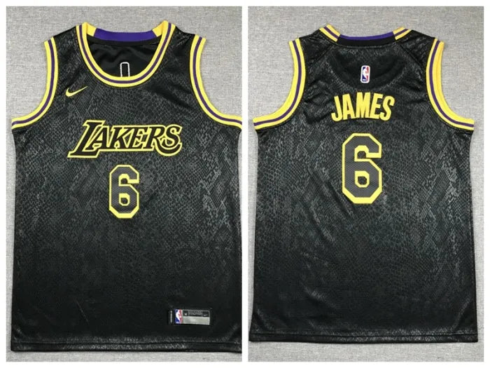 JAMES BLACK LAKERS SNAKE SKIN JERSEY