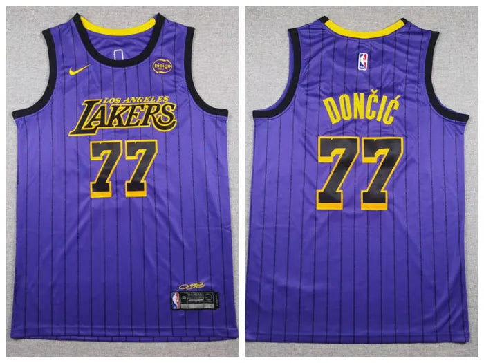 LAKERS DONCIC PURPLE CITY JERSEY