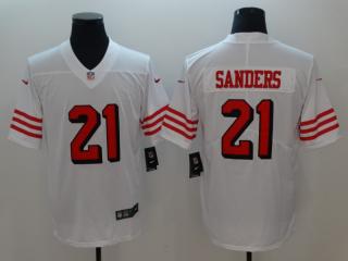 49ers Sanders White Jersey