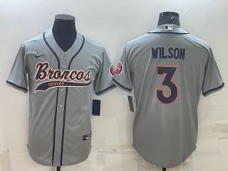 BRONCOS BASEBALL GRAY JERSEY