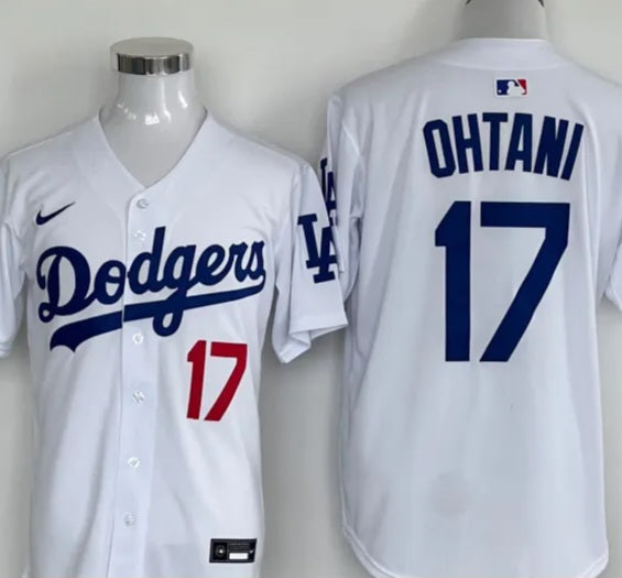 OHTANI WHITE DODGERS JERSEY