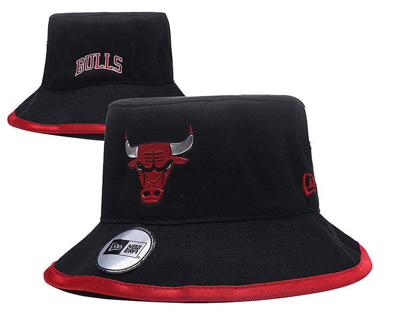 BULLS NBA BLACK BUCKET HAT