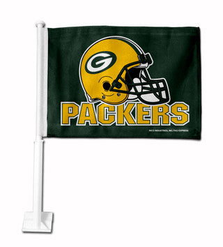 Packers NFL Car Flag