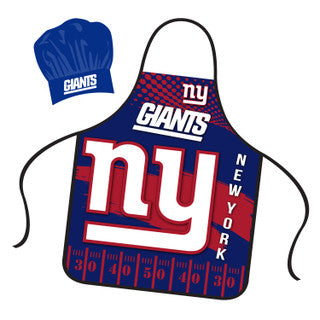 Giants NFL Apron and Chef Hat