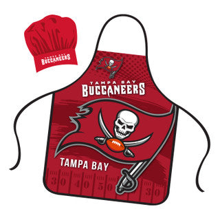 Buccaneers NFL Apron and Chef Hat Set