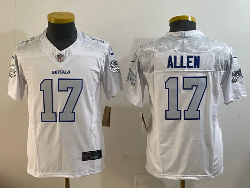 BILLS ALLEN SPECIALIZED WHITE JERSEY