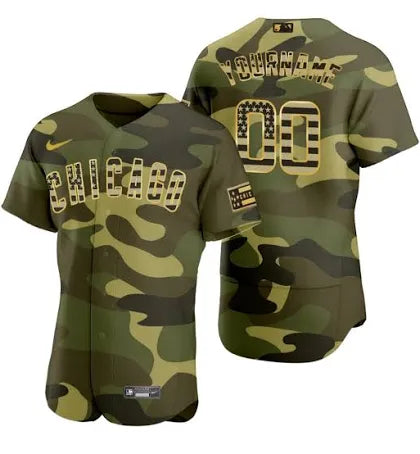 CUBS CAMO CUSTOMIZED JERSEY