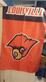 LOISVILLE CARDINALS BIRD FLAG