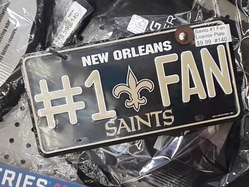 SAINTS #1 FAN PLATE