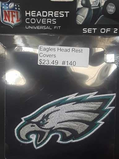 EAGLES HEAD REST COVERS