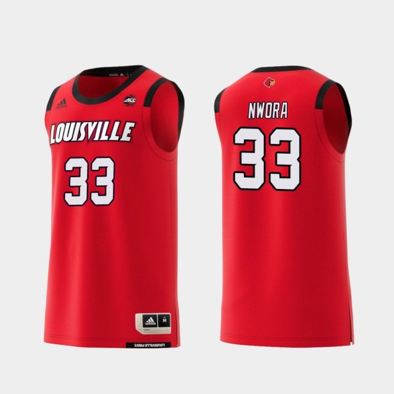 LOUISVILLE NWORA RED ADIDAS JERSEY