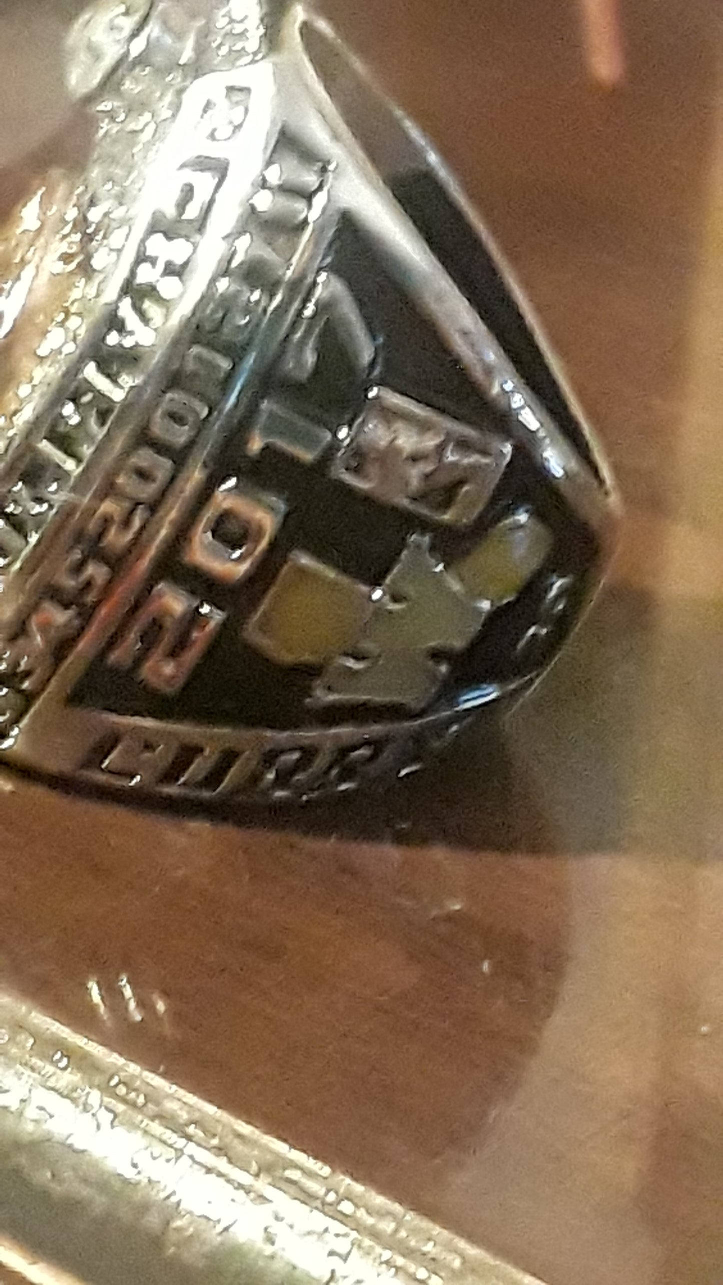 WARRIORS NBA 2017 CHAMP RING