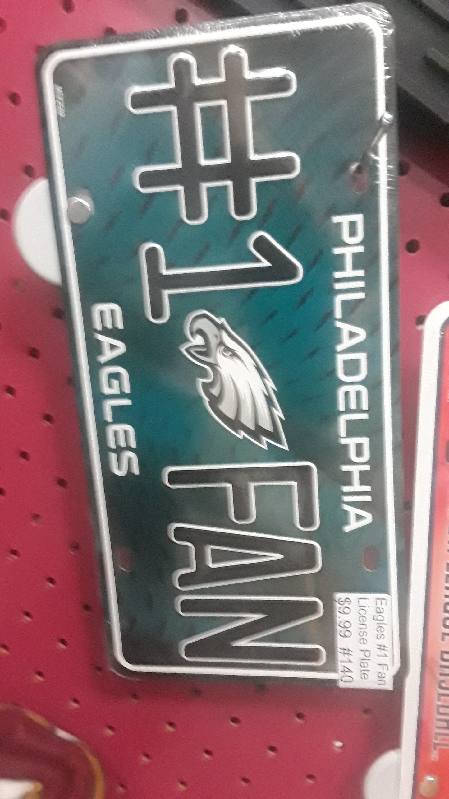 EAGLES #1 FAN PLATE