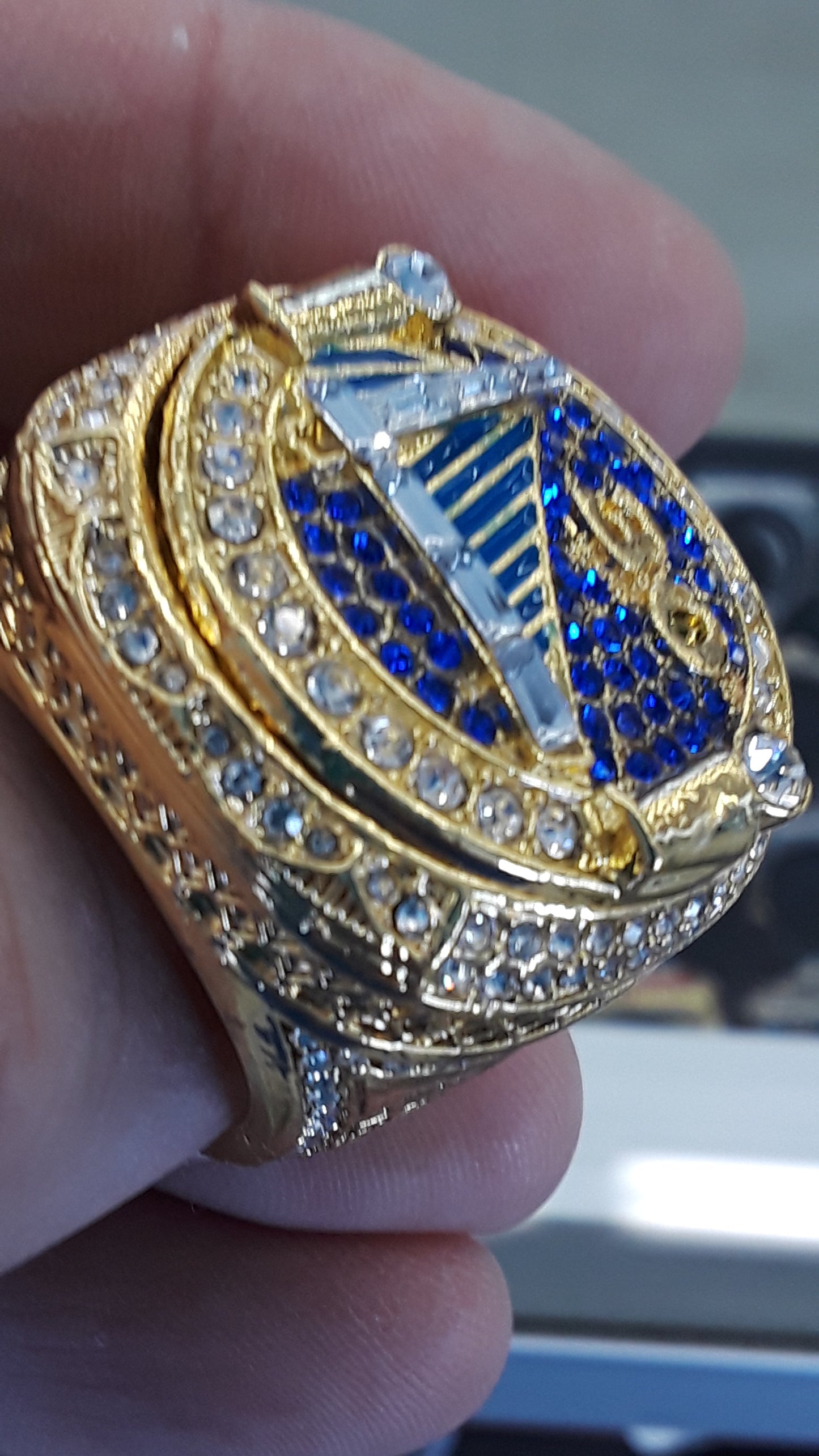 WARRIORS NBA 2018 CHAMP RING