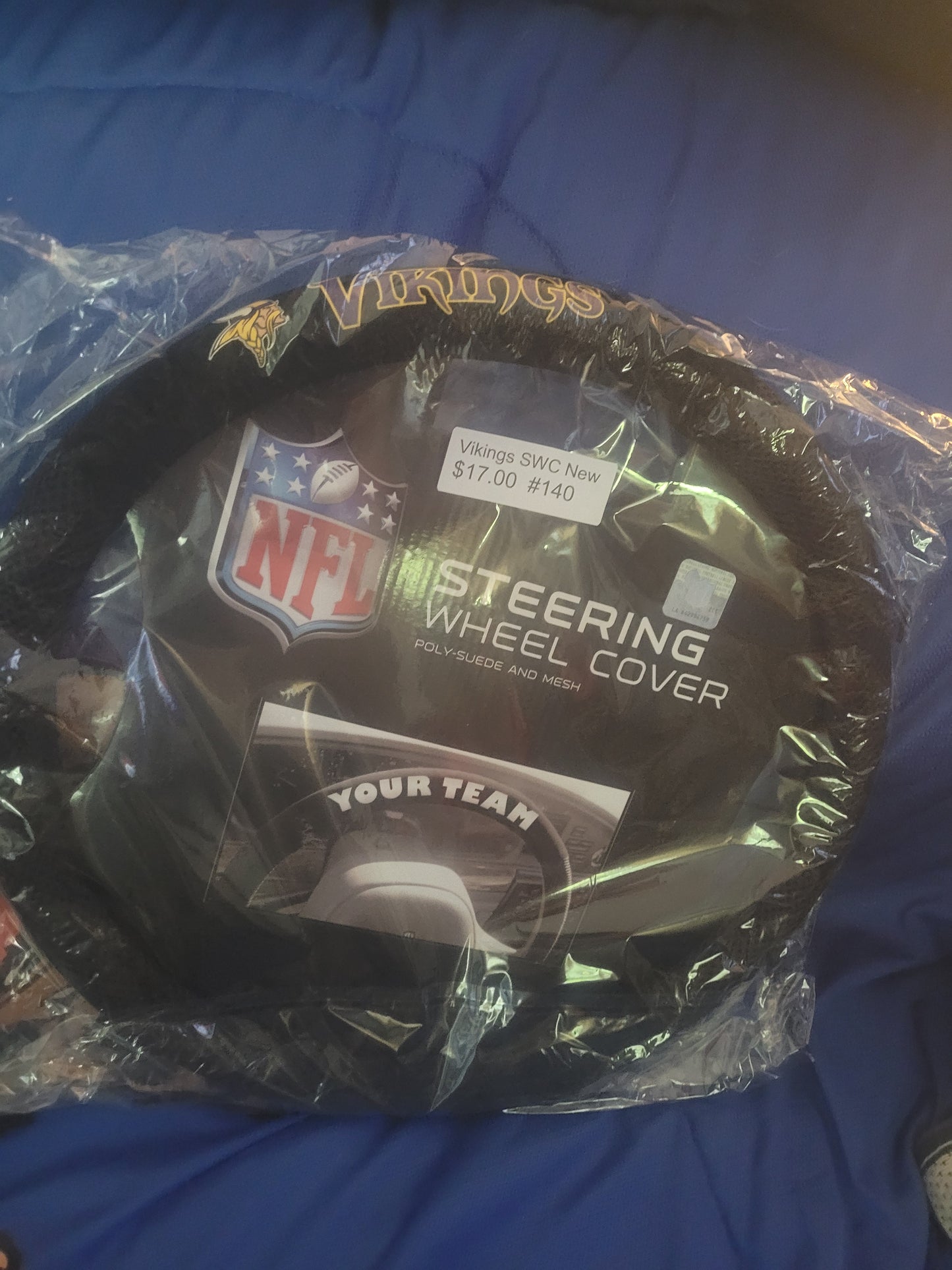 VIKINGS Cloth Stesring Wheel Cover