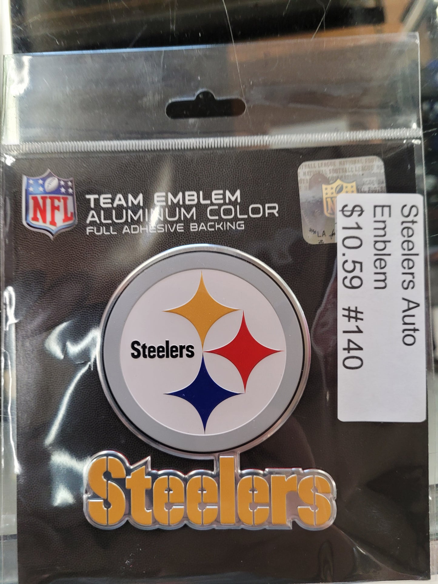 STEELERS CHROME CAR EMBLEM