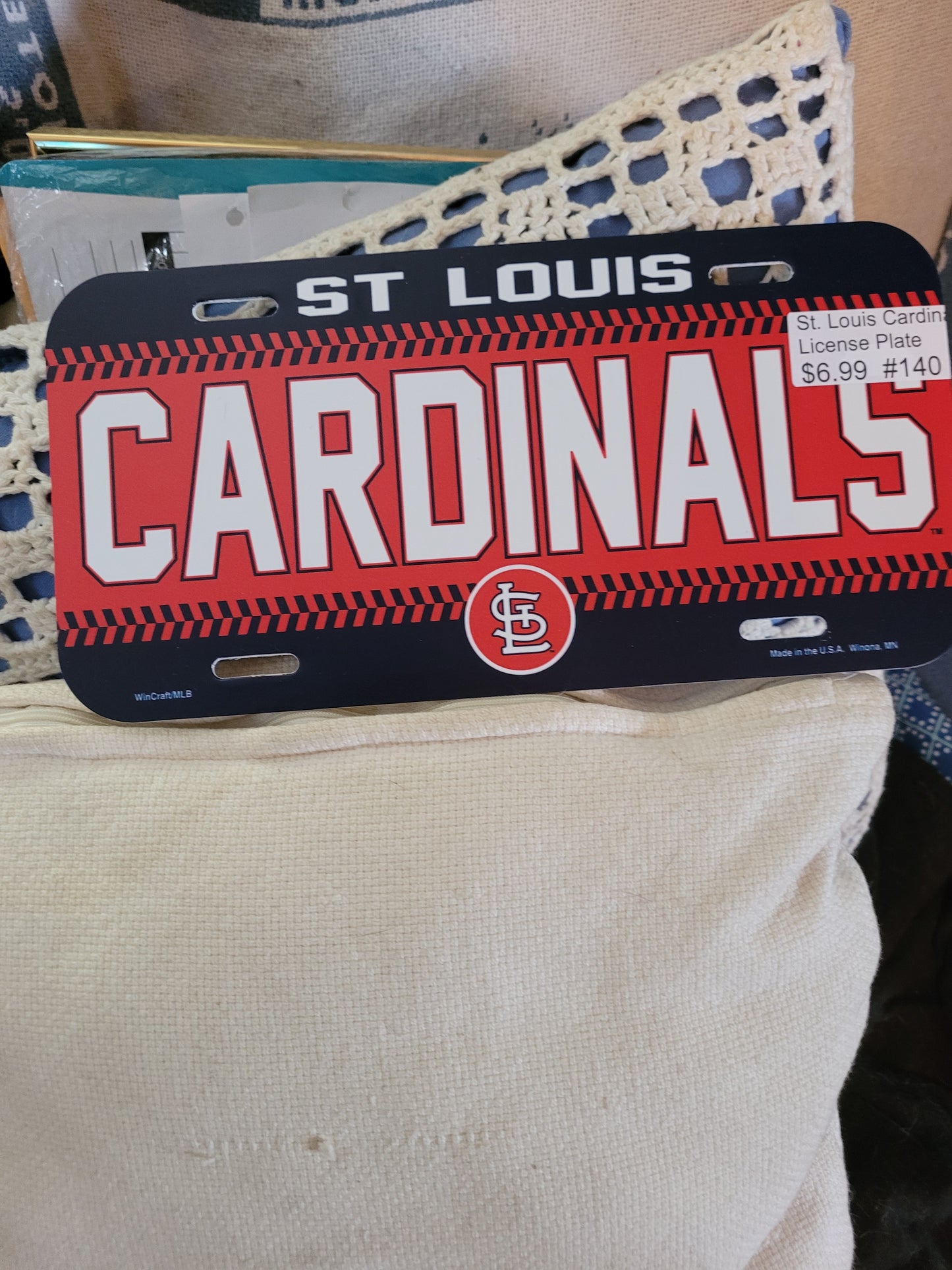 ST. LOUIS CARDINALS LICENSE PLATE