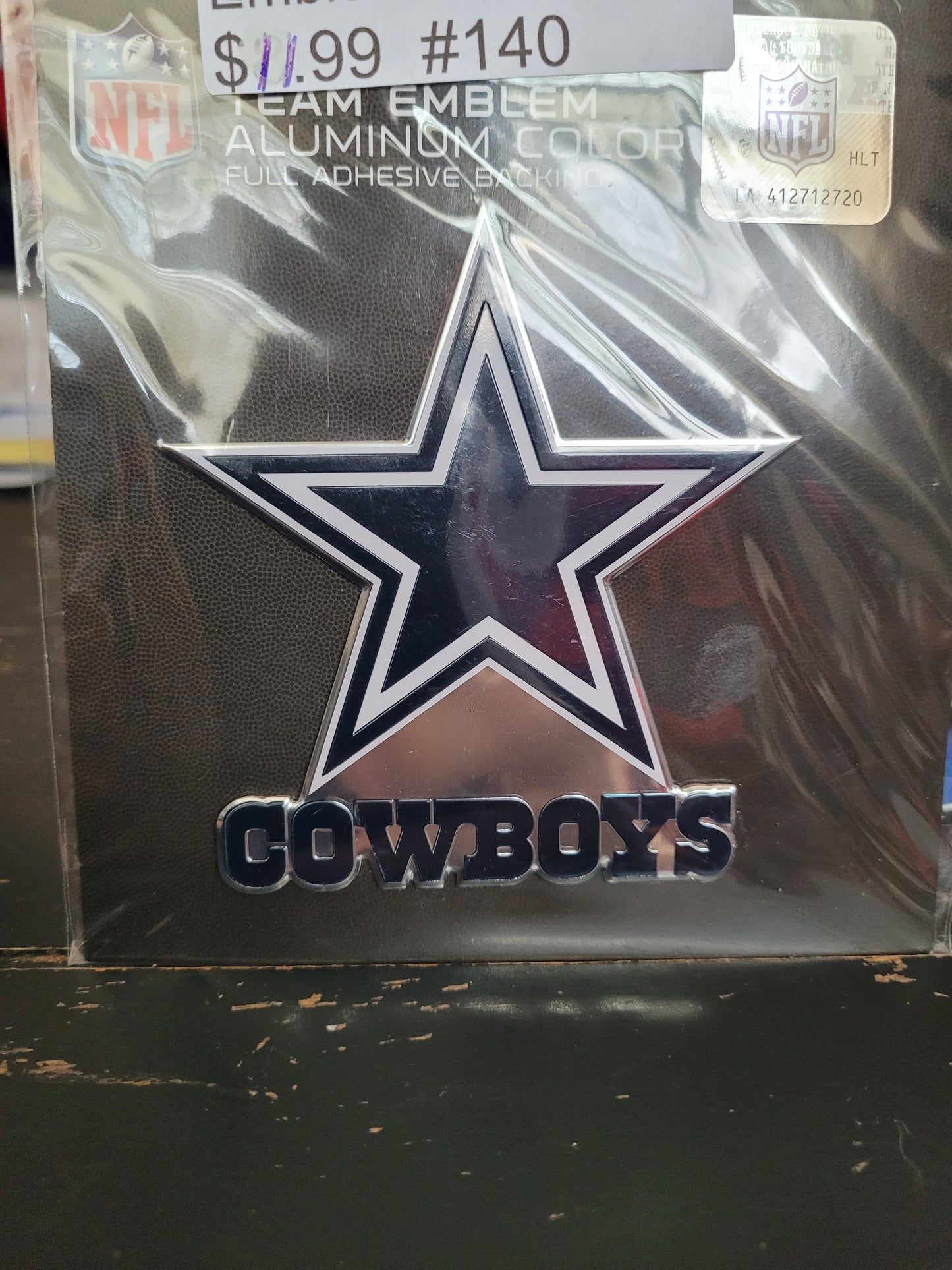 DALLAS CHROME CAR EMBLEM