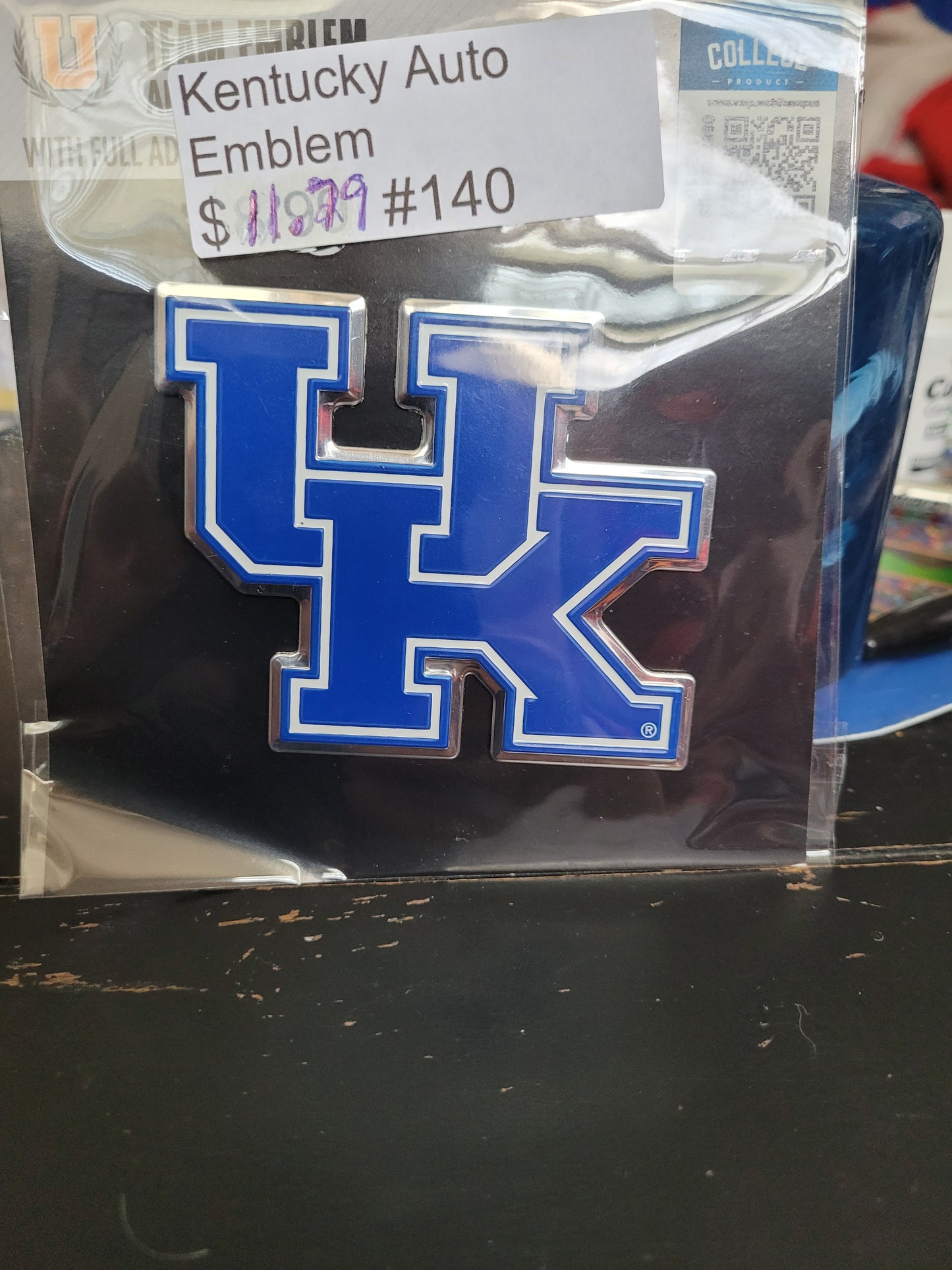 KENTUCKY CHROME CAR EMBLEM