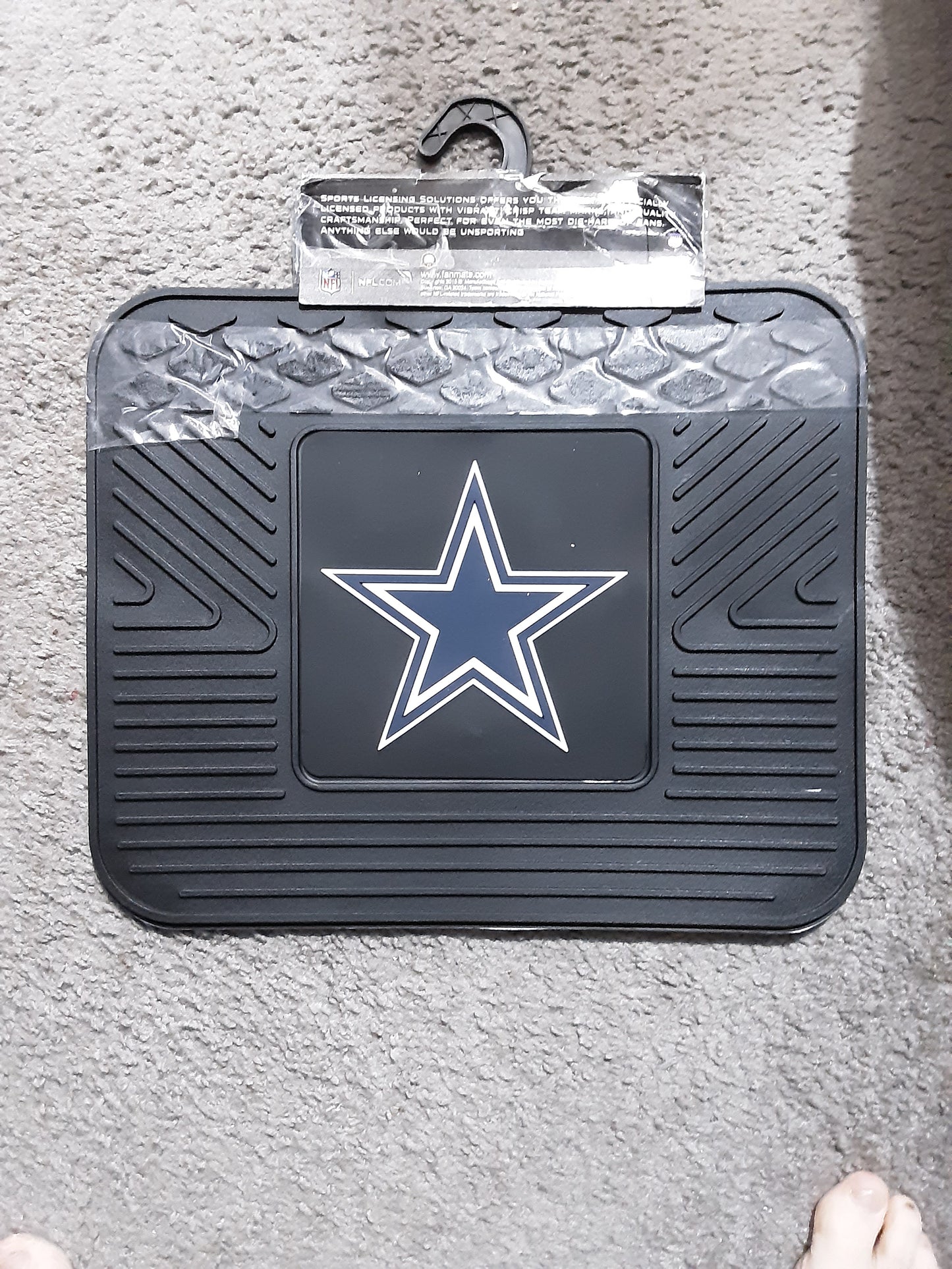 DALLAS REAR NFL SET OF 2 Heavy Duty Car Mats