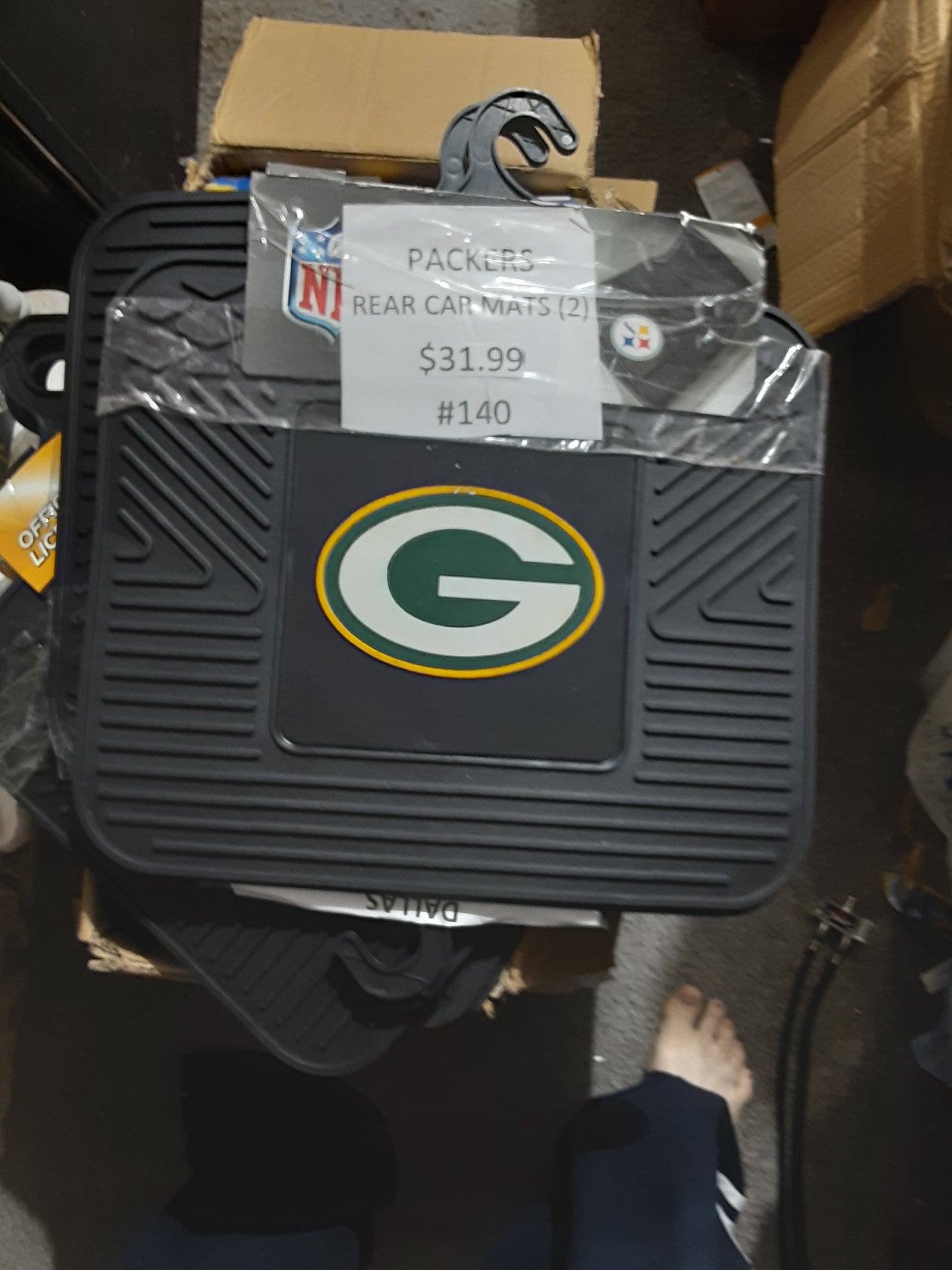 PACKERS REAR NFL Heavy Duty Car Mats