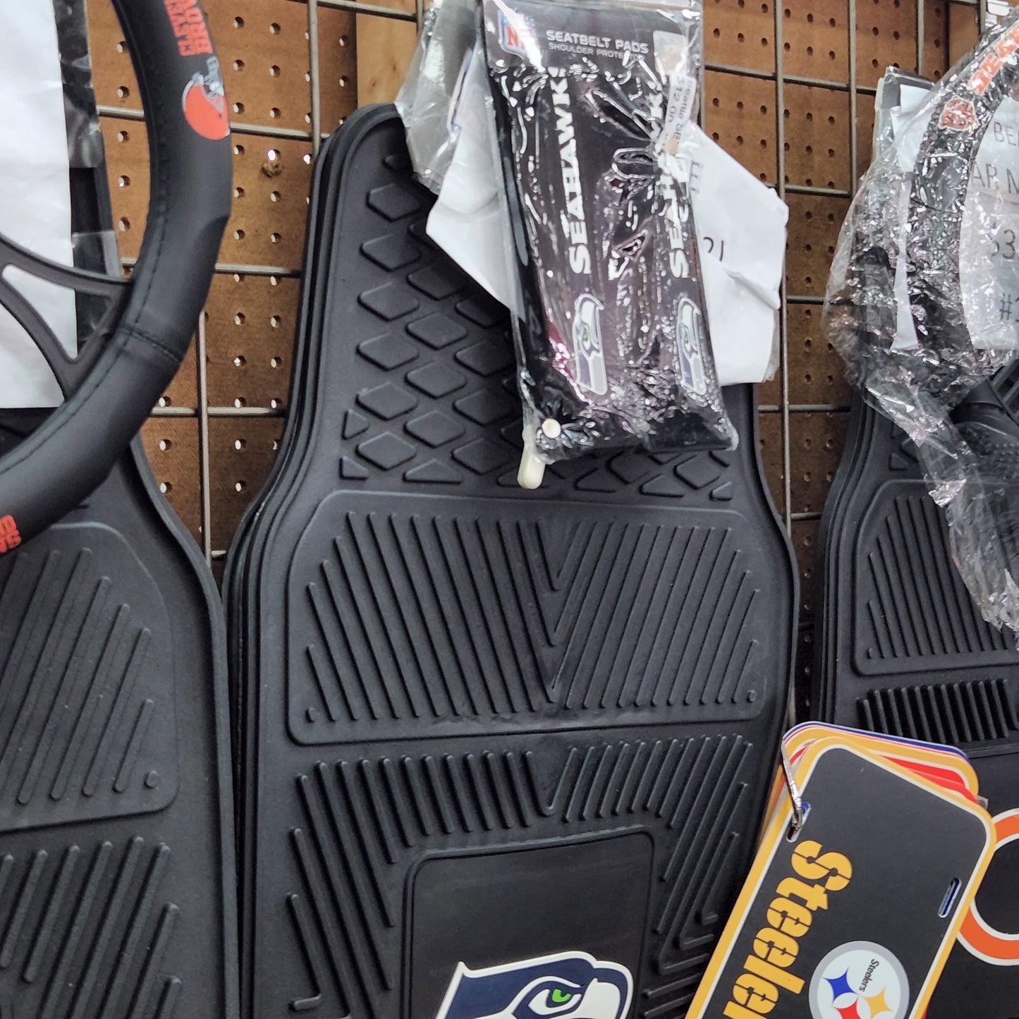 SEAHAWKS Set of 2 NFL Front Car Mats