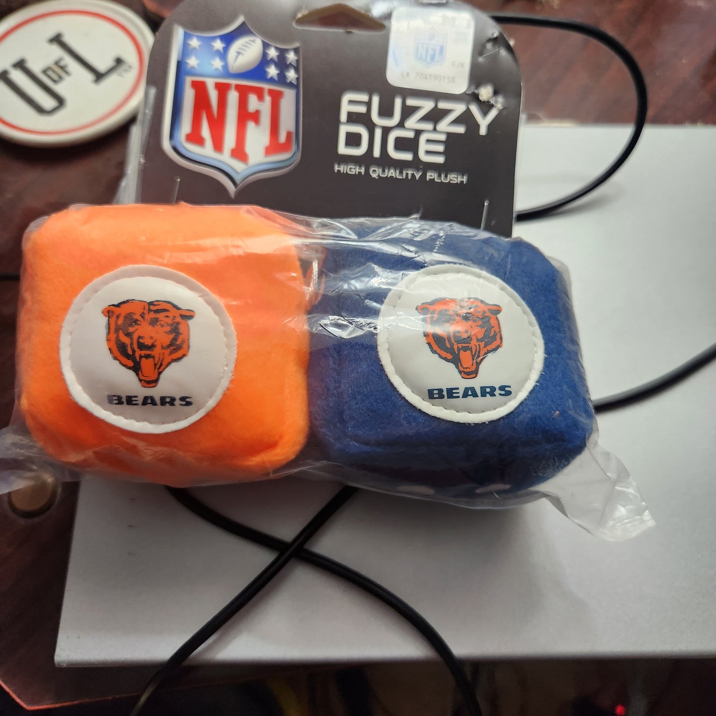 CHICAGO BEARS CAR DICE