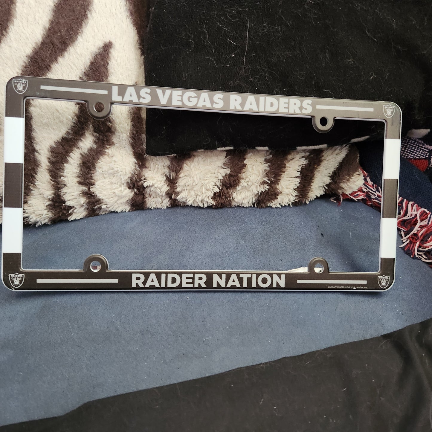 RAIDERS LICENSE PLATE FRAME