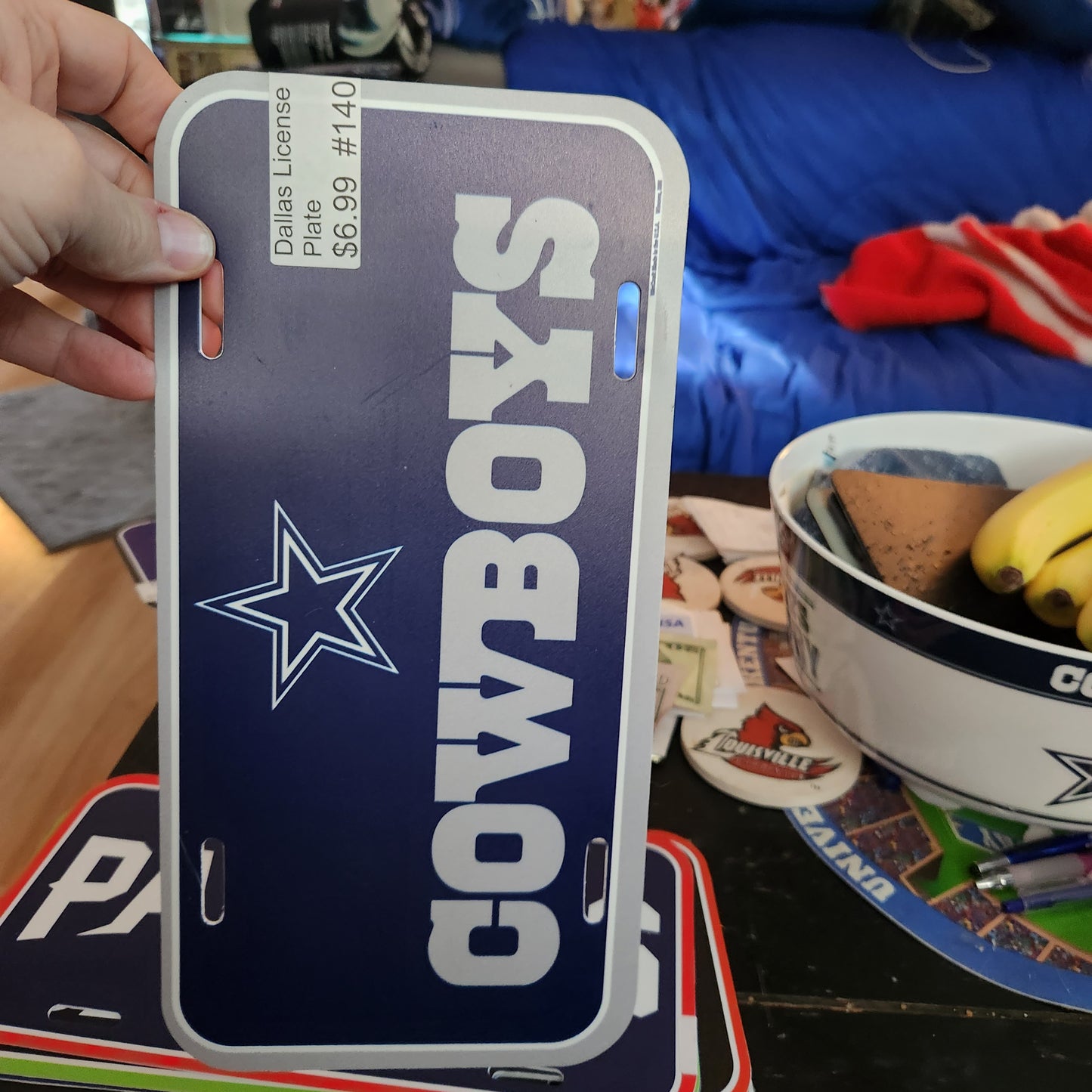 COWBOYS REGULAR LICENSE PLATE