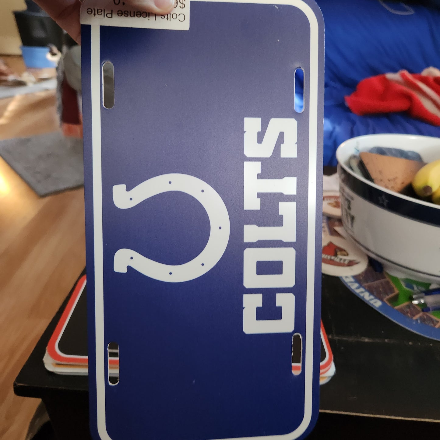 COLTS REGULAR LICENSE PLATE