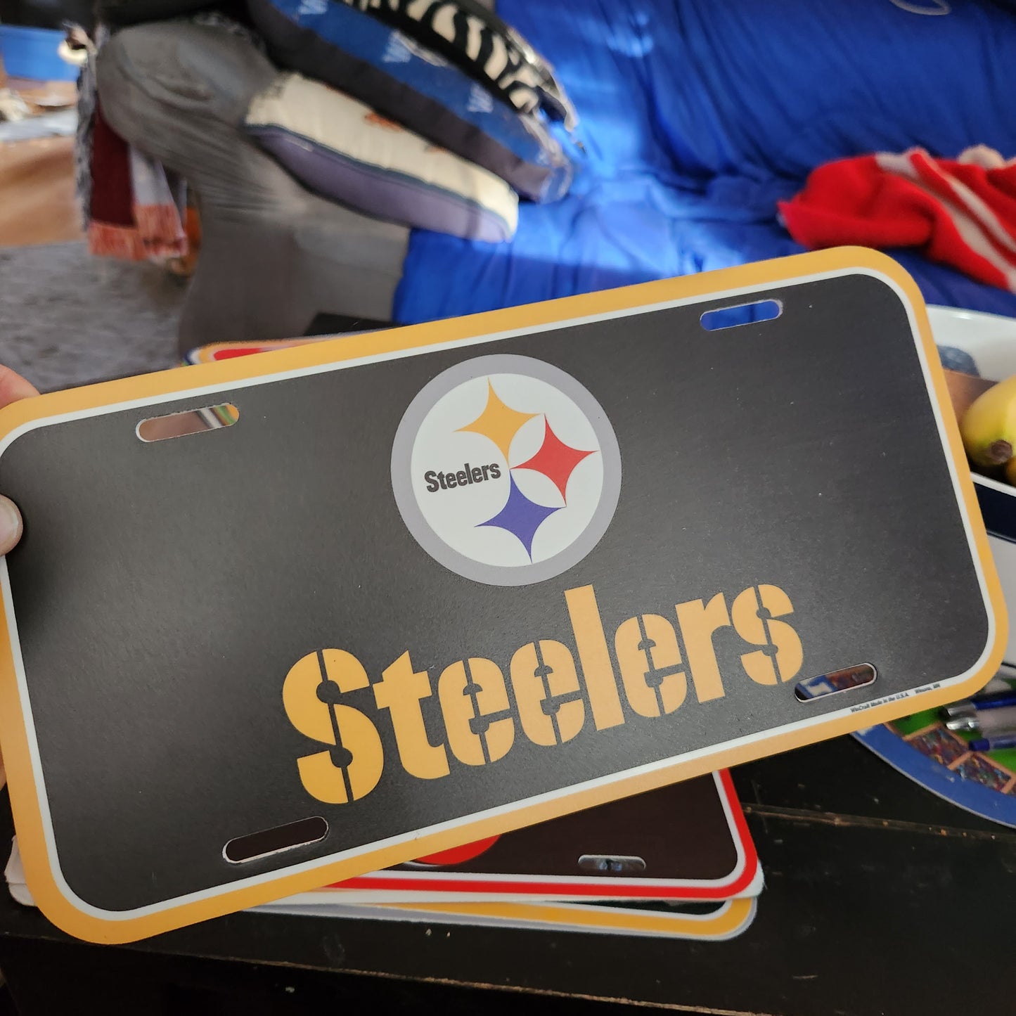 STEELERS REGULAR LICENSE PLATE