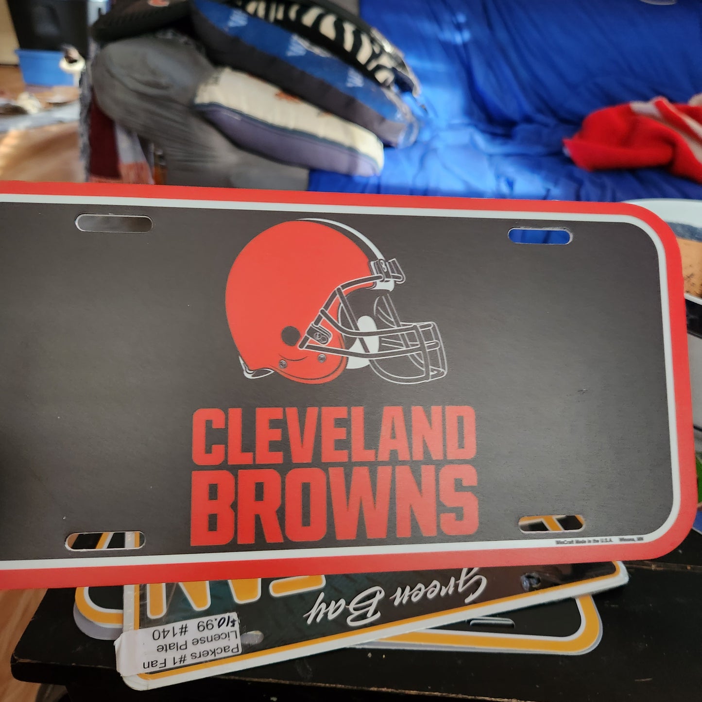 BROWNS REGULAR LICENSE PLATE