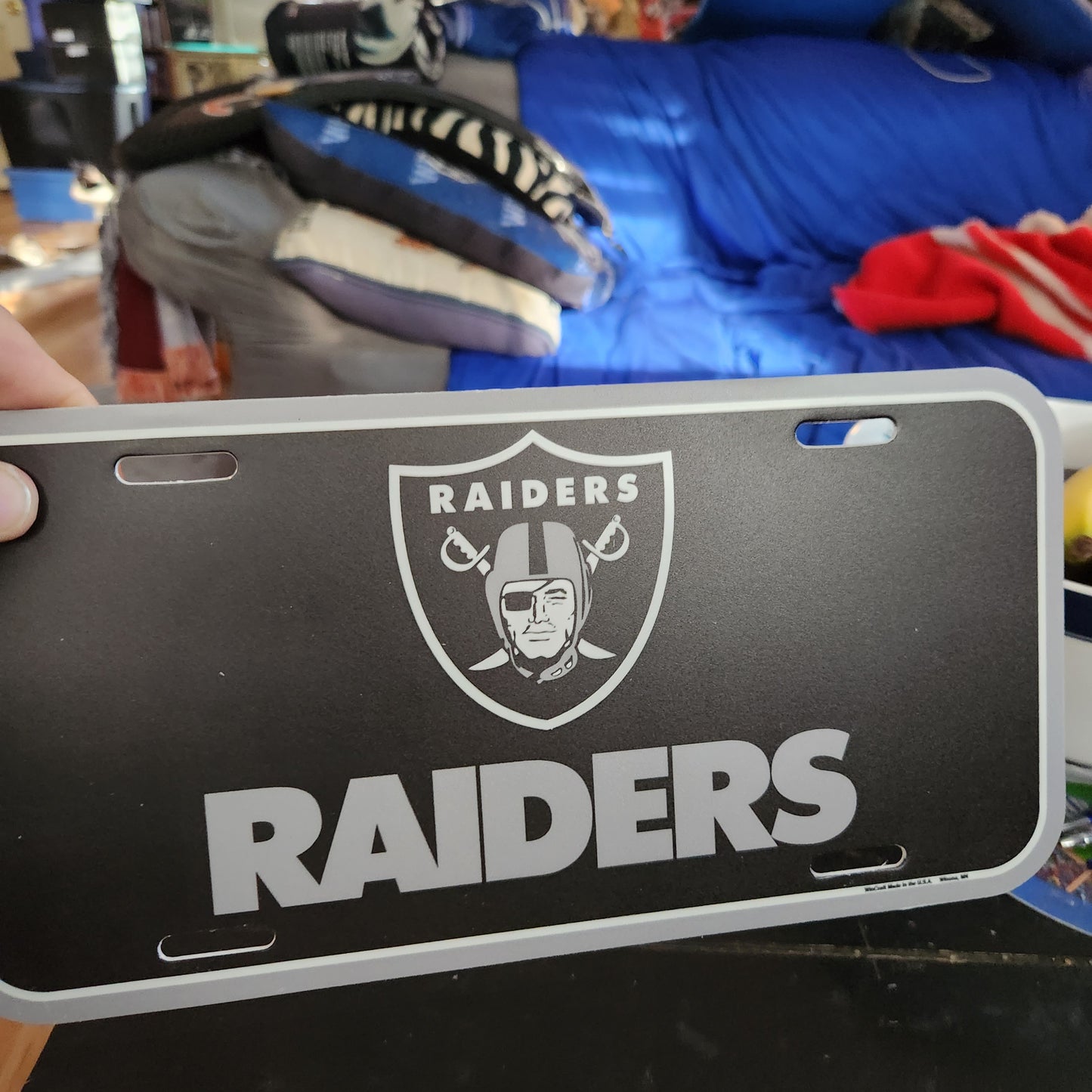 RAIDERS REGULAR LICENSE PLATE