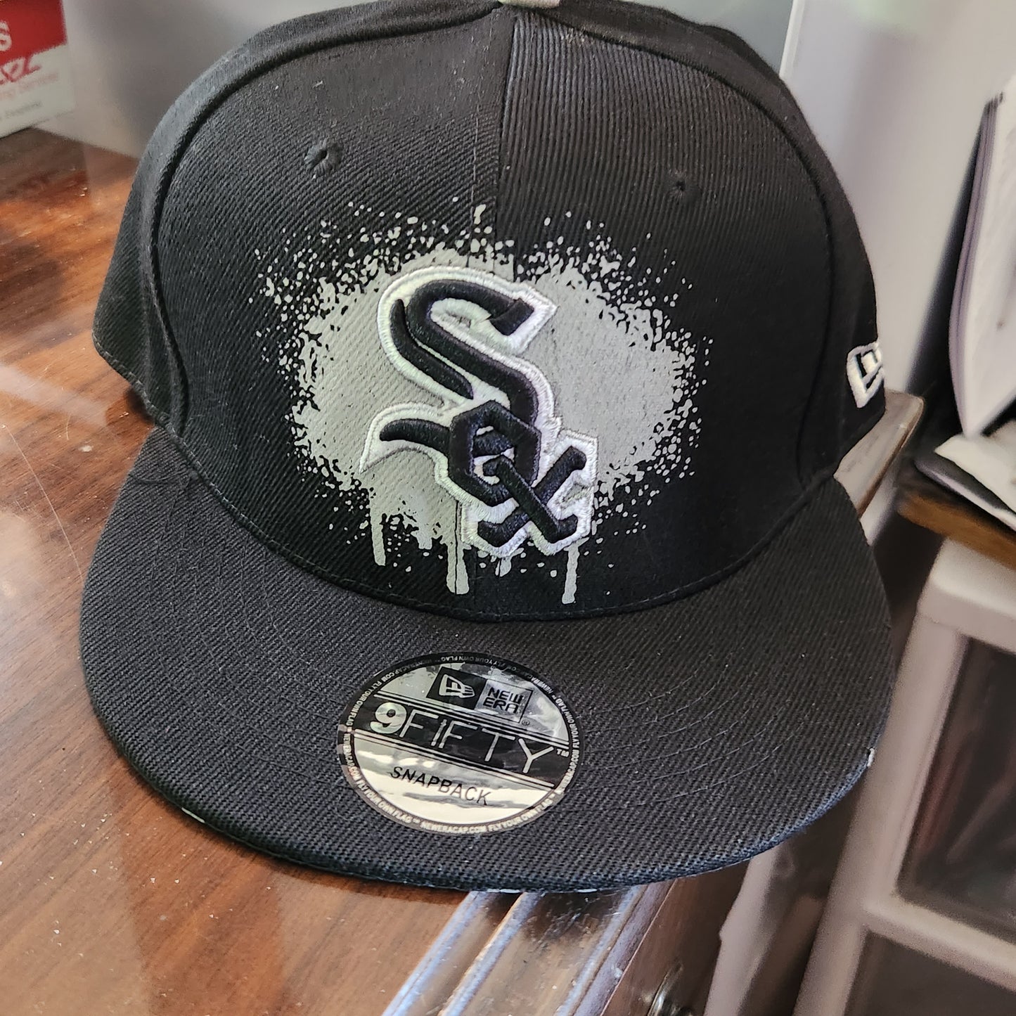 White Sox Black MLB HAT