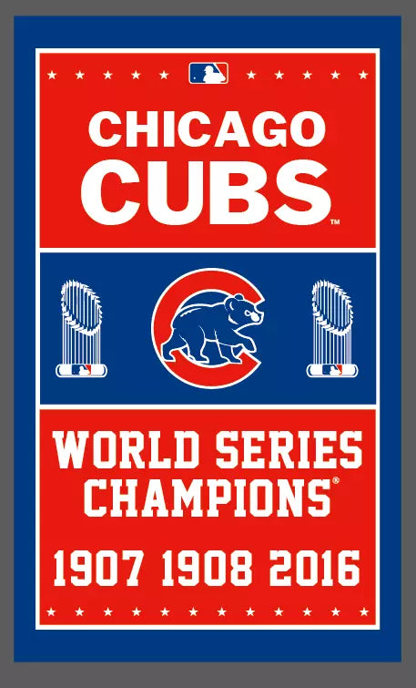CUBS MLB CHAMPIONSHIP FLAG