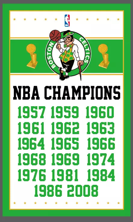 CELTICS NBA CHAMP FLAG
