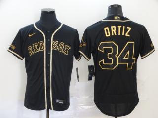 ORTIZ MLB BLACK RETRO JERSEY