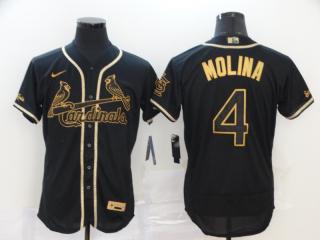MOLINA MLB BLACK RETRO GOLD JERSEY