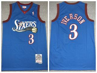 IVERSON BLUE NBA JERSEY