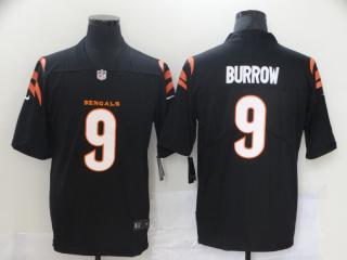 Bengals Burrow Black Jersey