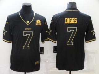Dallas Diggs Gold Retro Word Jerseys