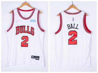 BULLS Ball NBA White Jersey