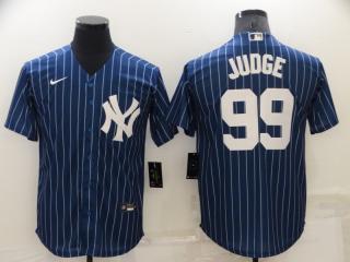 JUDGE MLB BLUE PINSTRIPE JERSEY