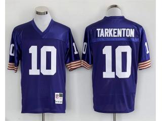 TARKENTON NFL PURPLE RETRO JERSEY