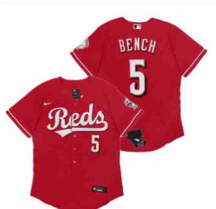 Reds Bench MLB Red Jersey