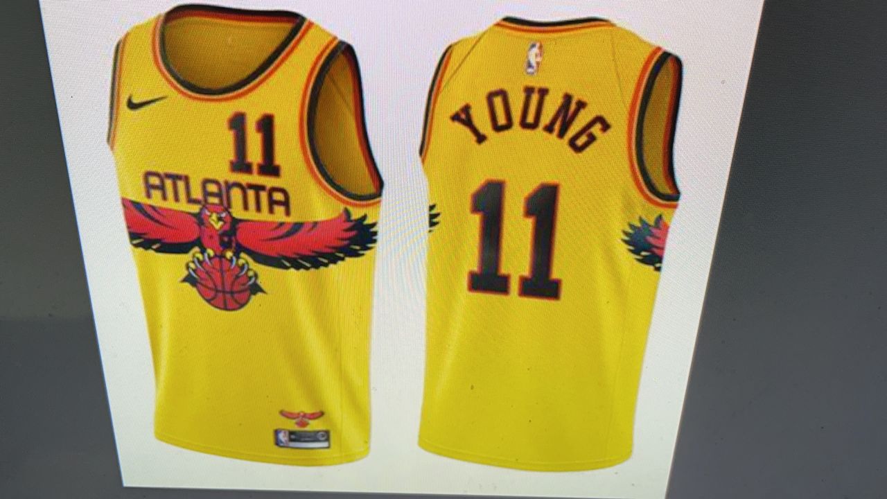 HAWKS YOUNG NBA YELLOW JERSEY