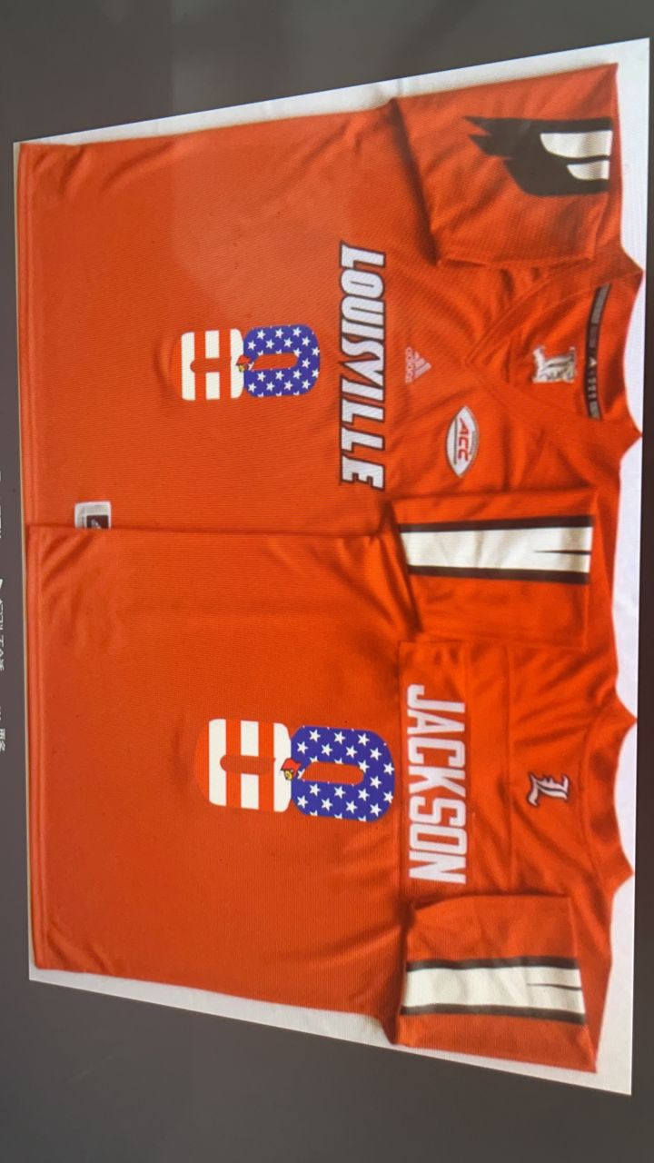 Cardinals Jackson ACC American Flag Jersey these are not in stock but made with each order