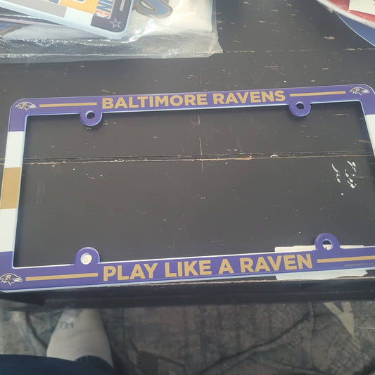 RAVENS LICENSE PLATE FRAME