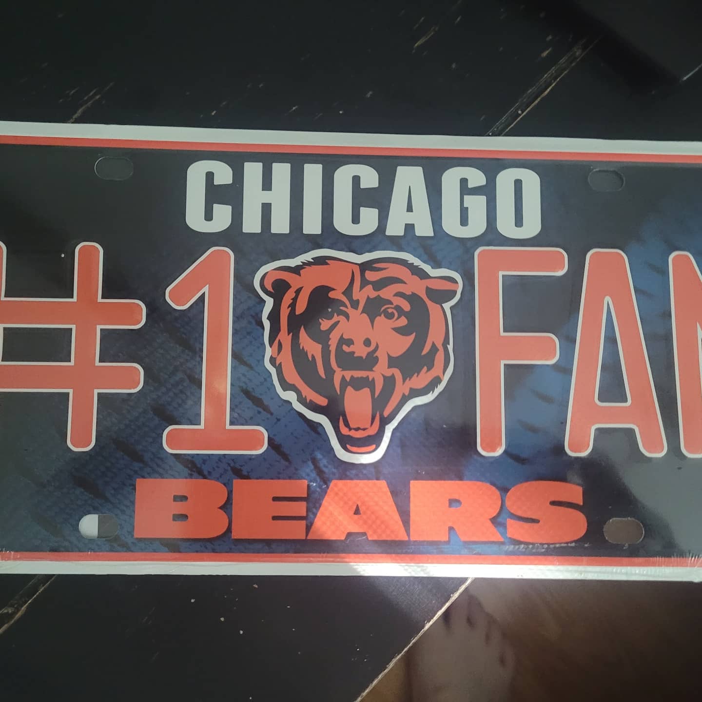 CHICAGO BEARS #1Fan Plate