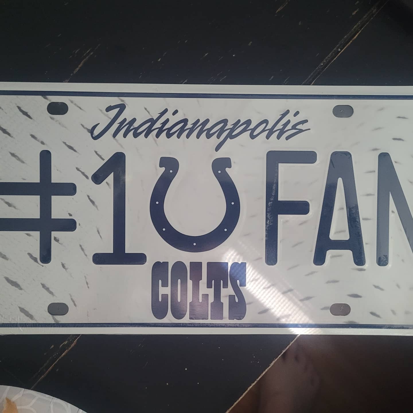 COLTS #1Fan Plate